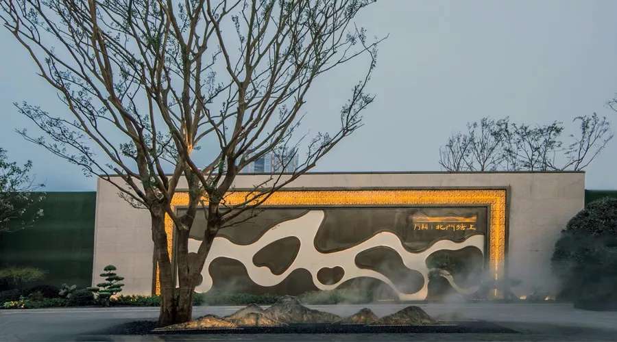 園林景觀(guān)中的景墻設計